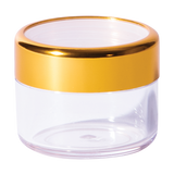 Twist Cap Jar with Gold Rim - 18ml/.61 oz.