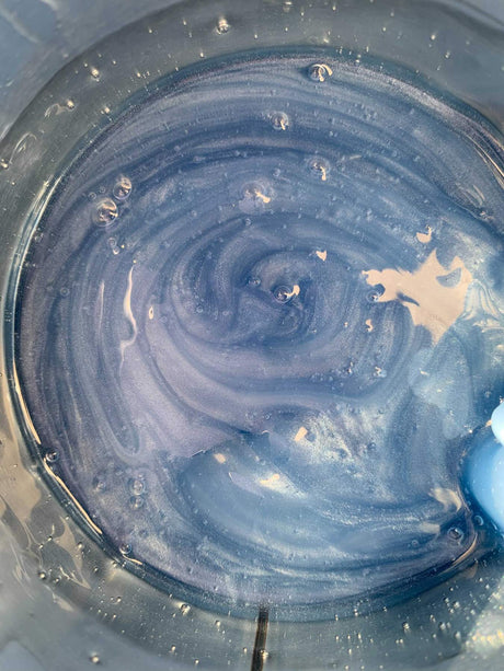 Elite NAKED Sparkle Blue Hard Wax Beads