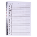 3 Column Barber Appointment Book