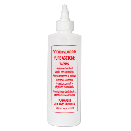 Empty Acetone Imprinted Bottle - 8oz