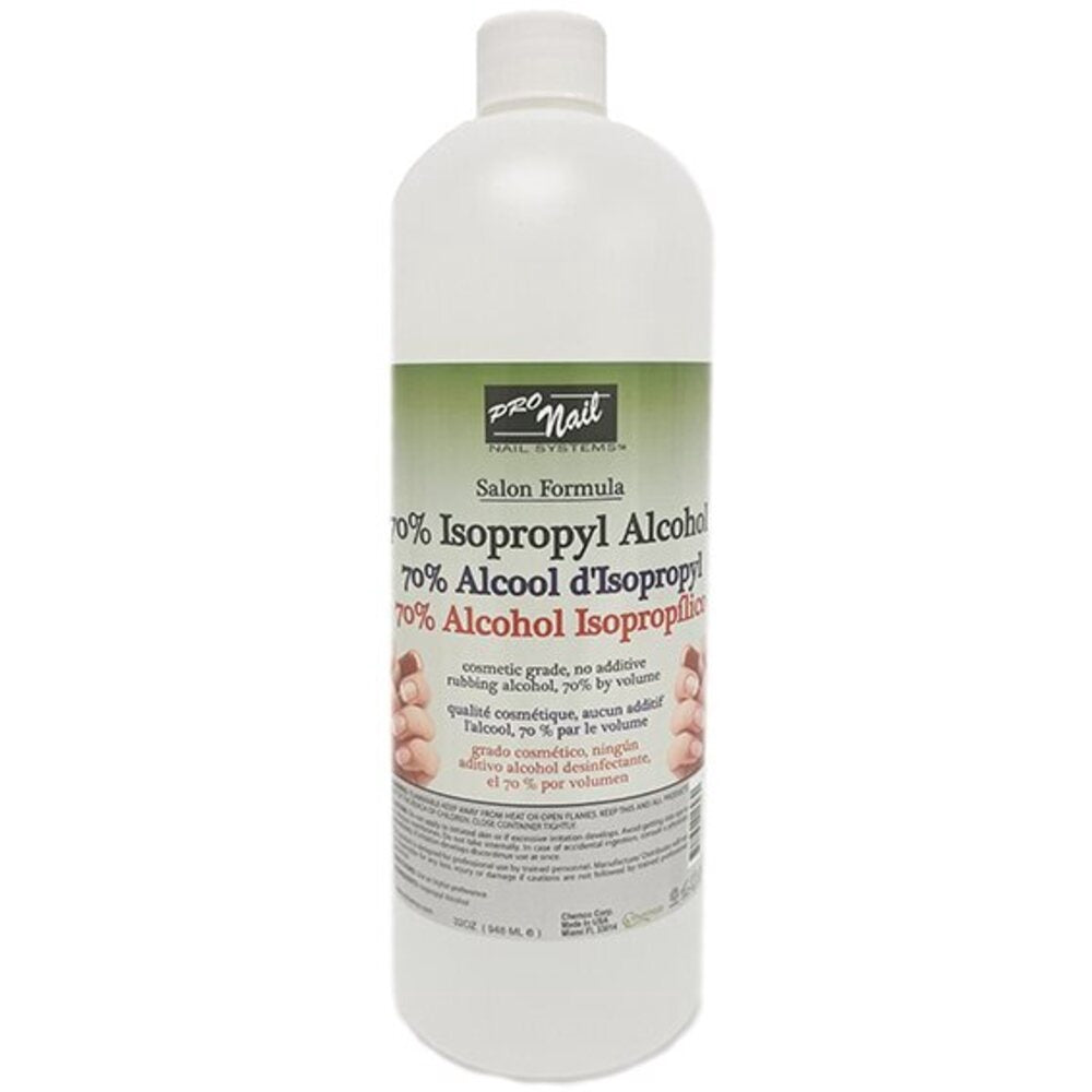 Isopropyl Alcohol 70% - 16oz (ProNail)