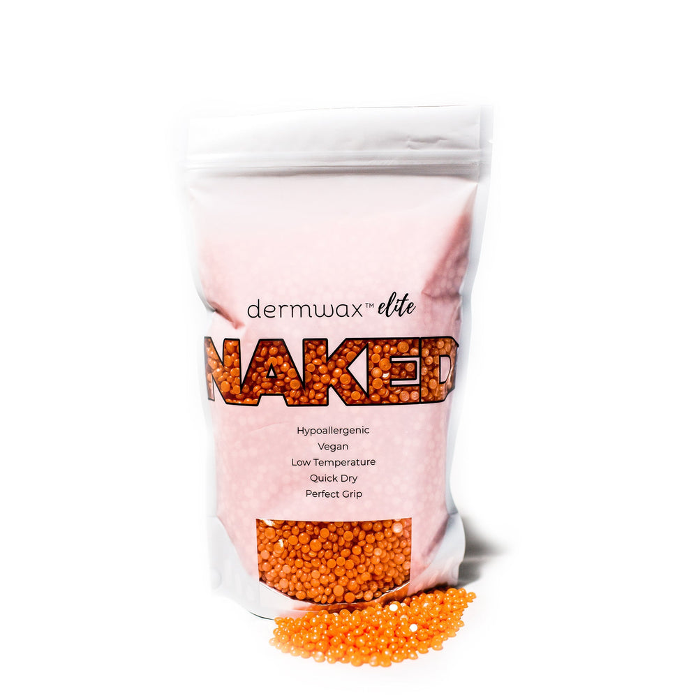 Elite NAKED Shimmer Coral Hard Wax Beads