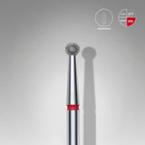 Bit #290 - Diamond Nail Drill Bit Ball Red, Head Diameter 2,7 mm - EXPERT