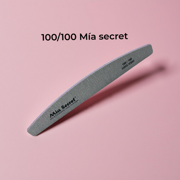 Half Moon Forte Zebra Nail File 100/100 - SINGLE FILE