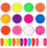 12 colors Neon Pigments Powder