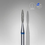 Bit #310 - Diamond nail drill bit pointed flame blue, head diameter 1,6 mm, working part 8 mm - EXPERT
