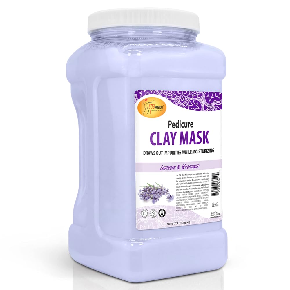 Pedi Clay Lavender - 128oz