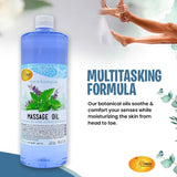 Massage Oil 32oz - Mint & Eucalyptus  | Mani Pedi Body