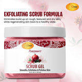 Pedi Scrub Gel 16oz - Pomegranate