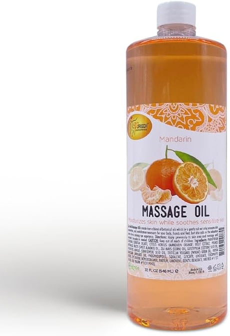 Massage Oil 32oz - Mandarin | Mani Pedi Body