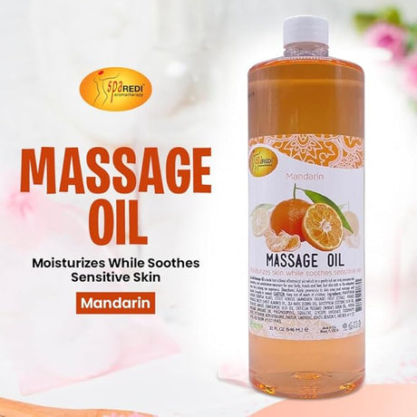 Massage Oil 32oz - Mandarin | Mani Pedi Body