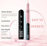 Electric Nail Drill File 35000 RPM Cordless