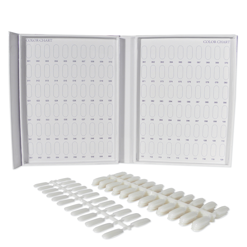 120 pc. Nail Polish Color Chart Box
