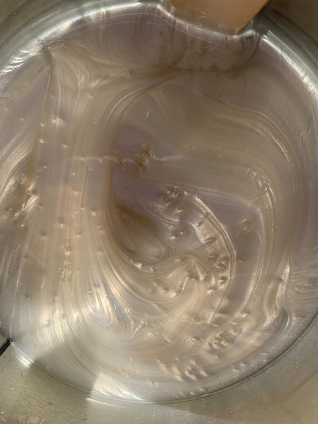 Elite NAKED Shimmer Clear Hard Wax Beads