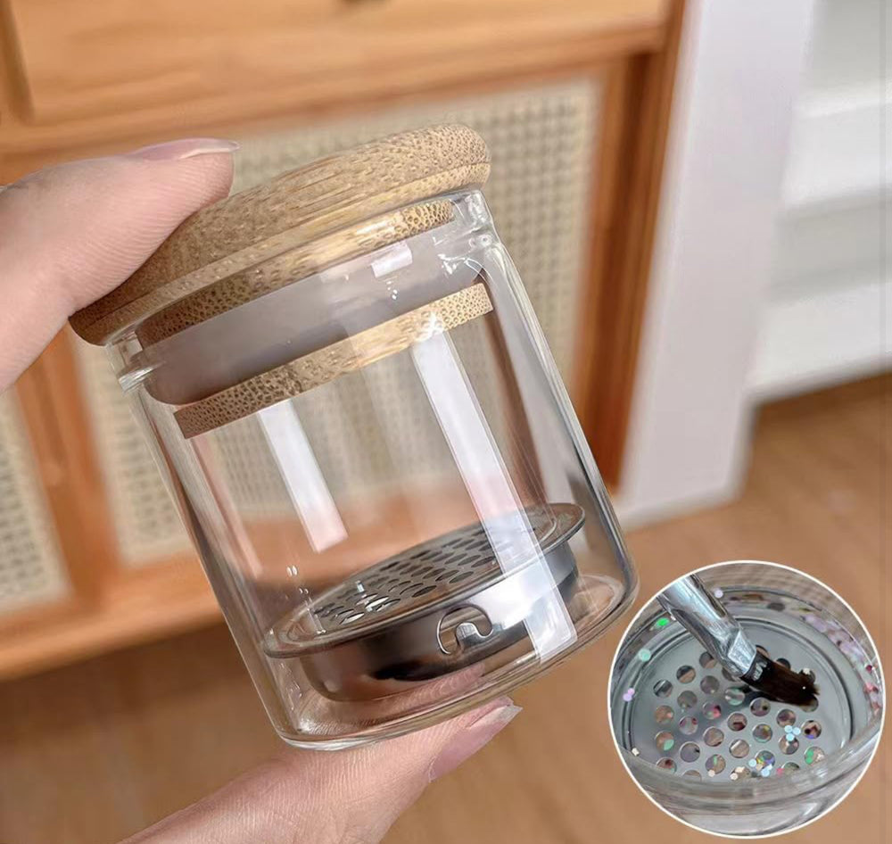 Clear Dappen Dish w/ Cork Cap