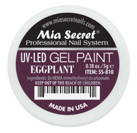 UV LED Eggplant Gel Paint 0.18oz