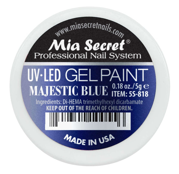 UV LED Majestic Blue Gel Paint 0.18oz
