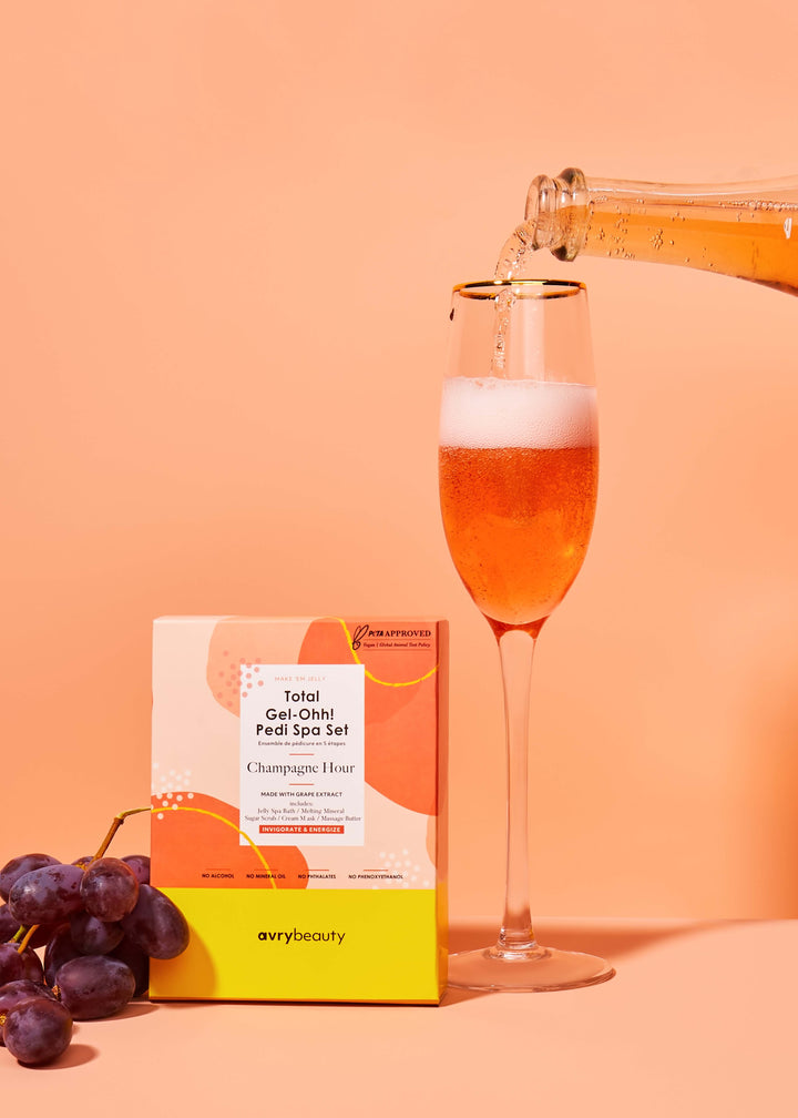 *Total Gel-Ohh! Pedi Spa 5 Step Set - Champagne Hour - (Case 50)