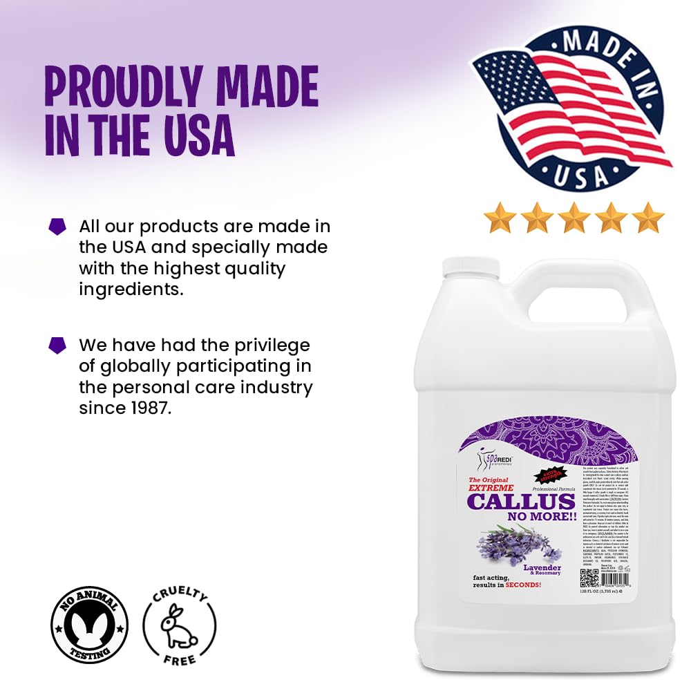 Callus Remover Lavender & Rosemary 128oz