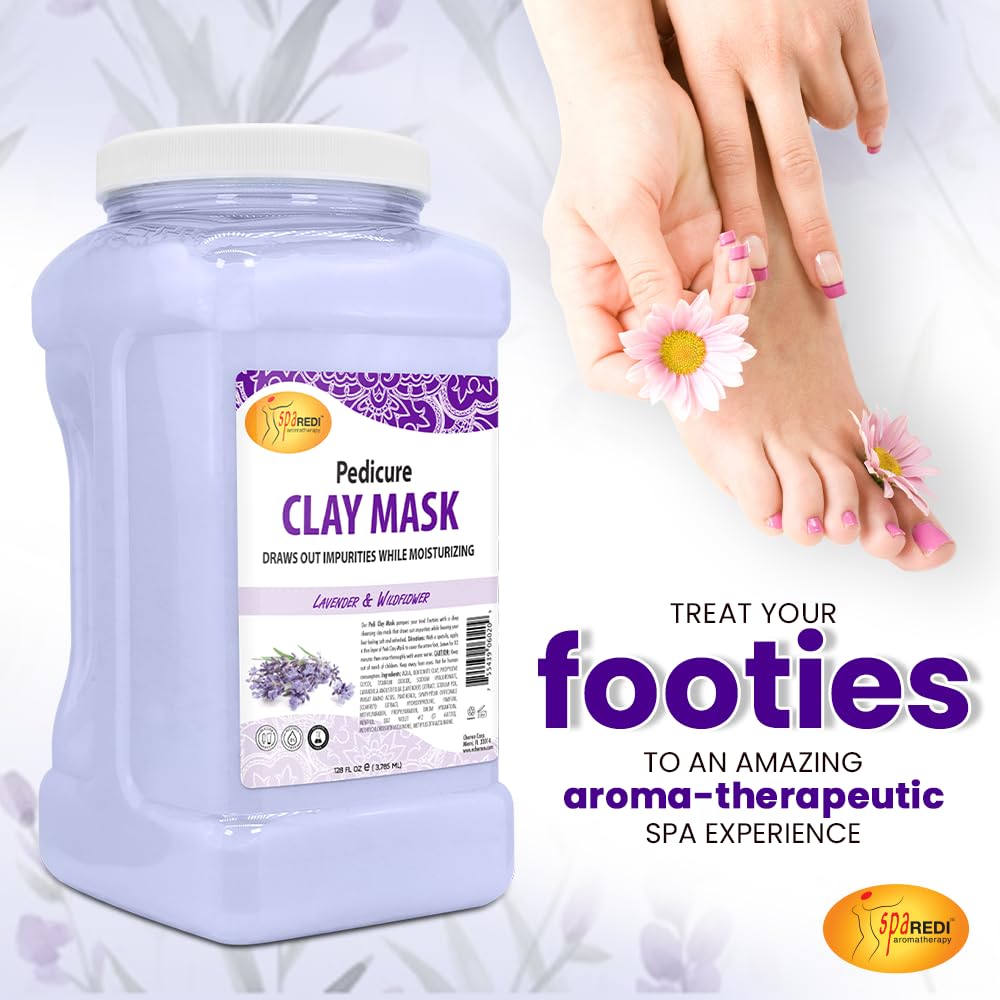 Pedi Clay Lavender - 128oz