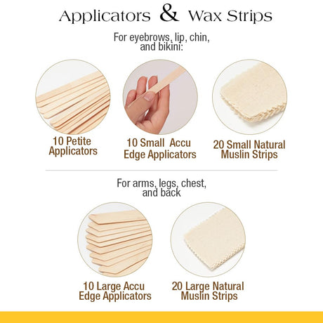 GiGi Professional Waxing Hair Removal Student Starter Kit + Honee Wax, 14 Ounces