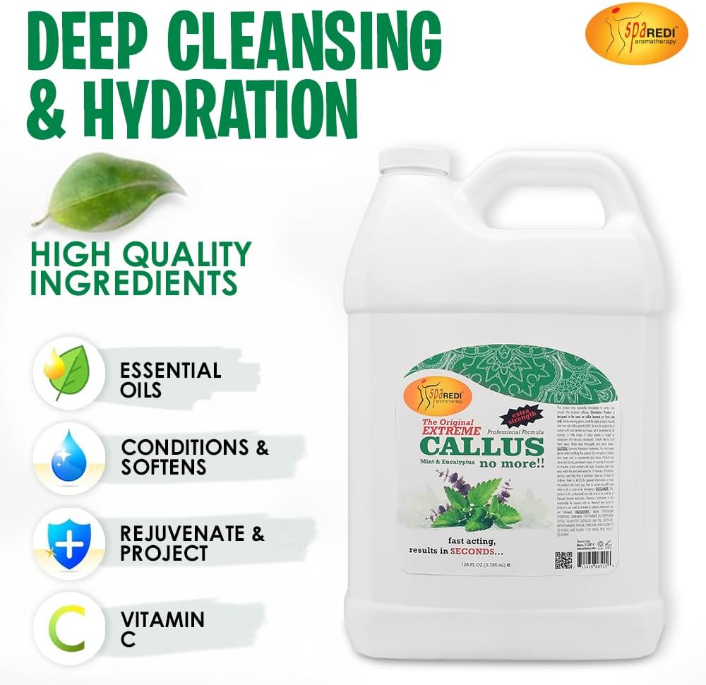 Callus Remover Mint & Eucalyptus - 128oz