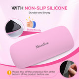 Portable PU Leather Nail Arm Rest - Pink