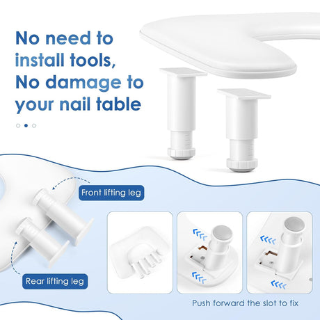 Arm Rest Adjustable Height - White