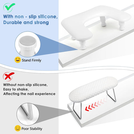 Arm Rest Adjustable Height - White