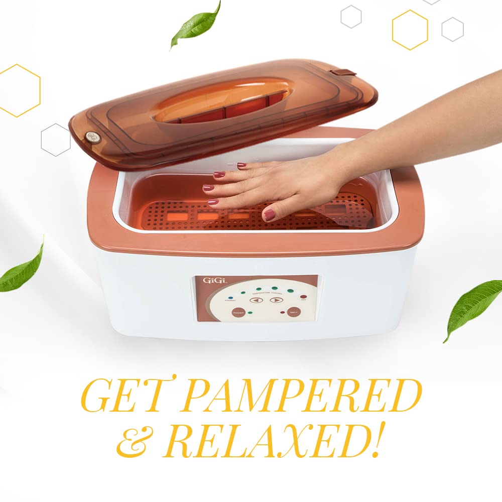 Digital Paraffin Bath with GiGi Peach Paraffin Wax, 6 lbs
