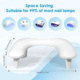 U-Shape Arm Rest - White