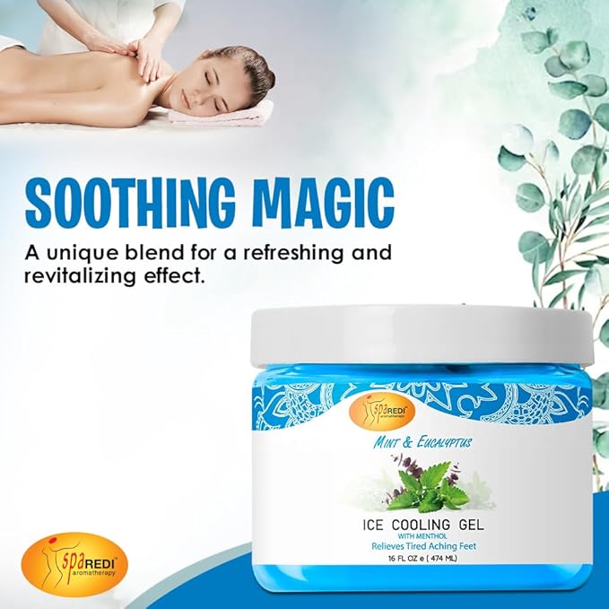 Cooling Gel 16oz - Mint & Eucalyptus