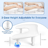 Arm Rest Adjustable Height - White