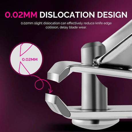 Stainless Steel Nail Clippers 2 in 1 Kit