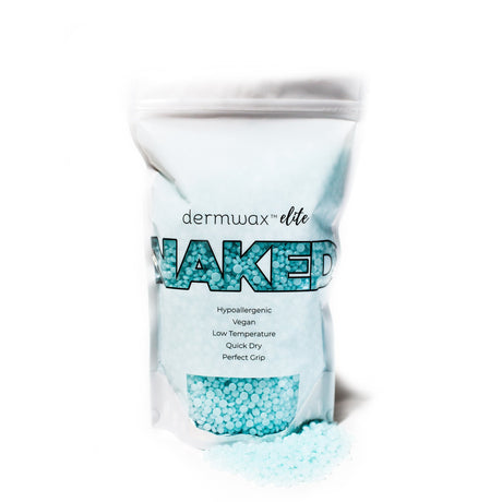 Elite NAKED Sparkle Blue Hard Wax Beads