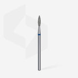 Bit #301 - Diamond Nail Drill Bit Pointed Flame Blue, Head Diameter 2,1 mm, Working Part 8 mm - EXPERT