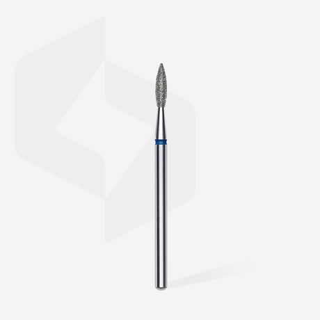 Bit #301 - Diamond Nail Drill Bit Pointed Flame Blue, Head Diameter 2,1 mm, Working Part 8 mm - EXPERT
