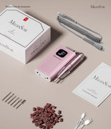 SC300F Pink Rechargeable Nail Drill 30,000 RPM