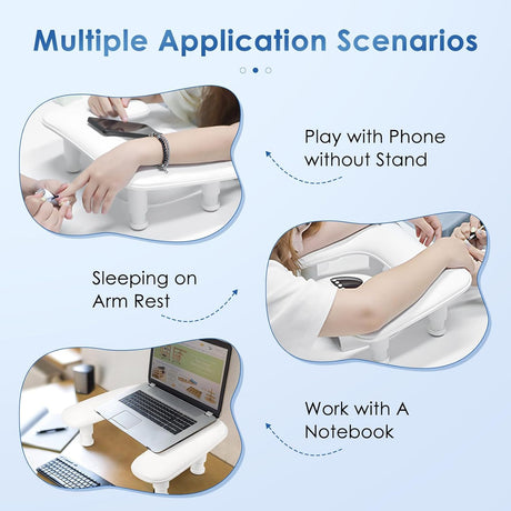 Arm Rest Adjustable Height - White