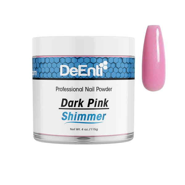 Dark Pink Shimmer Acrylic Powder – 4 oz
