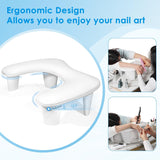 U-Shape Arm Rest - White