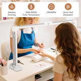 Rectangular w\ Rhinestone Foldable Table Lamp Large