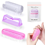 Melodysusie All in One Nail Brush Set, 3 Pack Nail Brushes for Cleaning Fingernails