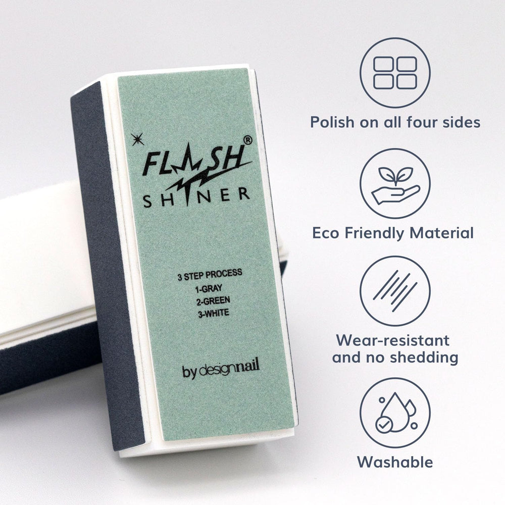 (1pc) Flash Shiner 3-Way Shine Buffer Block