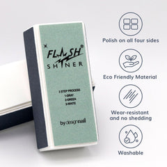 (1pc) Flash Shiner 3-Way Shine Buffer Block