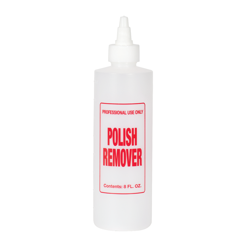 Empty Polish Remover Imprinted Bottle - 8oz