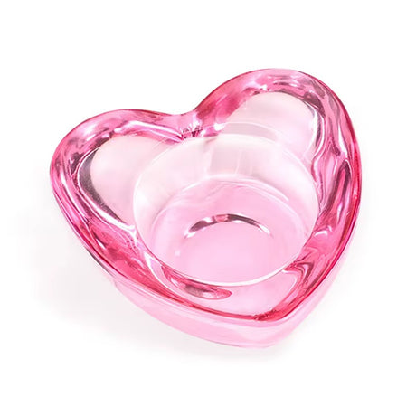 Heart Glass Dappen Dish