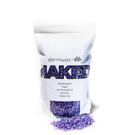 Elite NAKED Sparkle Lilac Hard Wax Beads