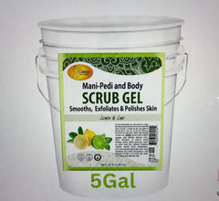 Lemon Lime Pedi Scrub Gel -5 Gal Pail