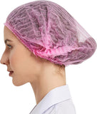 *Disposable Hair Cover 100pc - Pink